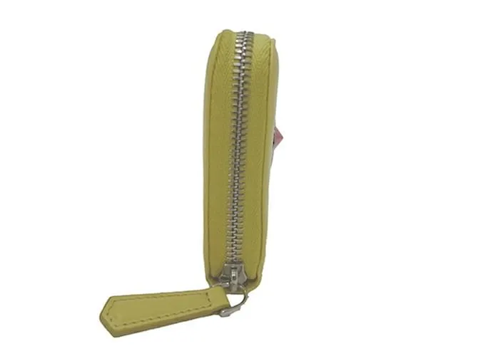Cartera de cuero Hypnotize para mujeres Fendi Amarillo 