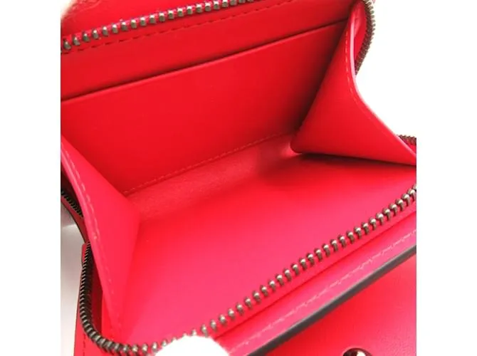 Cartera de cuero negro y rojo Christian Louboutin By My Side 