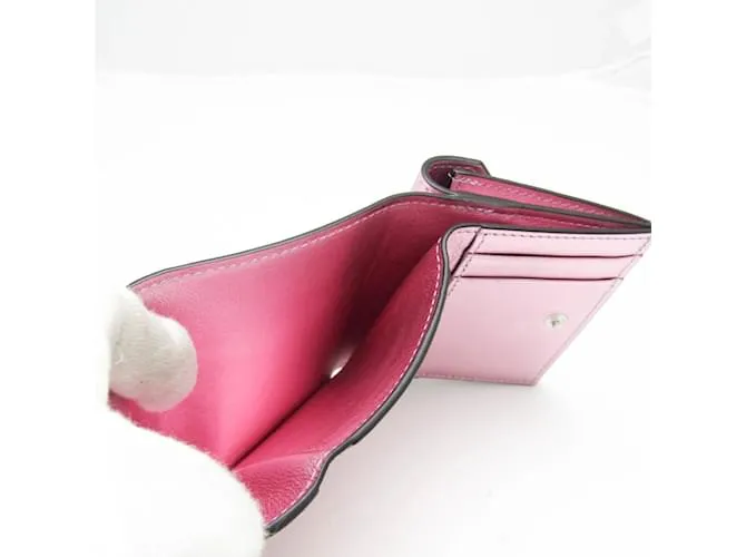 Cartera de cuero para mujer Fendi FF Diamond 8M0480 Plata 