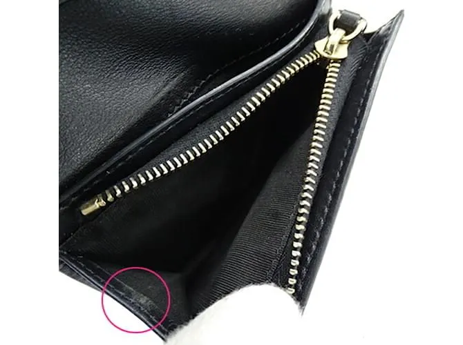 Cartera de cuero para mujer Valentino Garavani Negro 