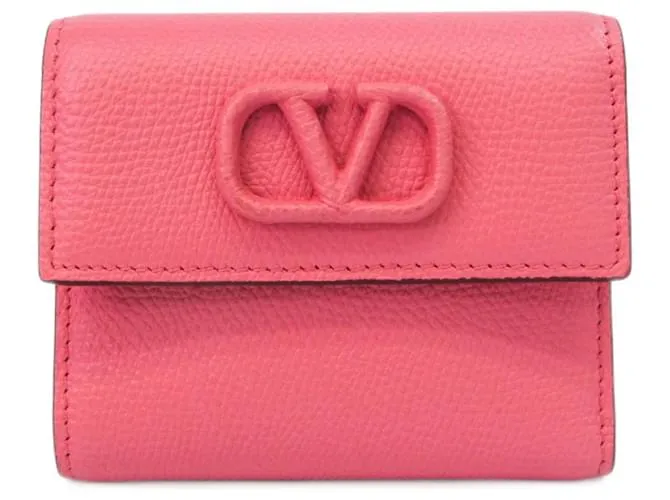 CARTERA DE CUERO PARA MUJER VALENTINO GARAVANI VSLING ROSA 