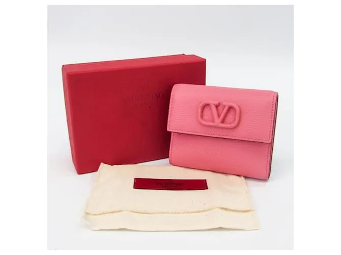 CARTERA DE CUERO PARA MUJER VALENTINO GARAVANI VSLING ROSA 