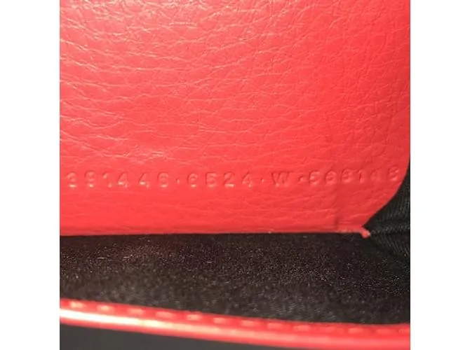 Cartera de cuero rojo plegable Balenciaga Roja 