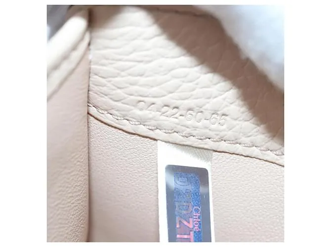 Cartera de Cuero Rosa Chloé Auth 82138 