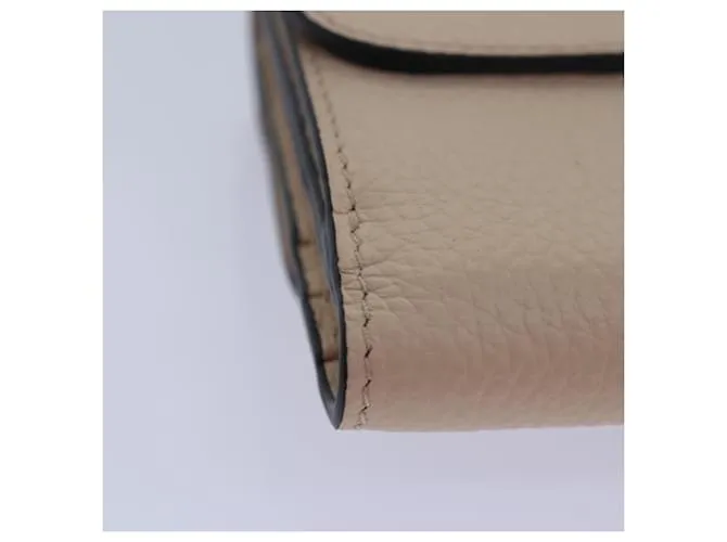 Cartera de Cuero Rosa Chloé Auth 82138 