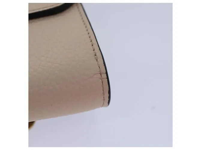 Cartera de Cuero Rosa Chloé Auth 82138 