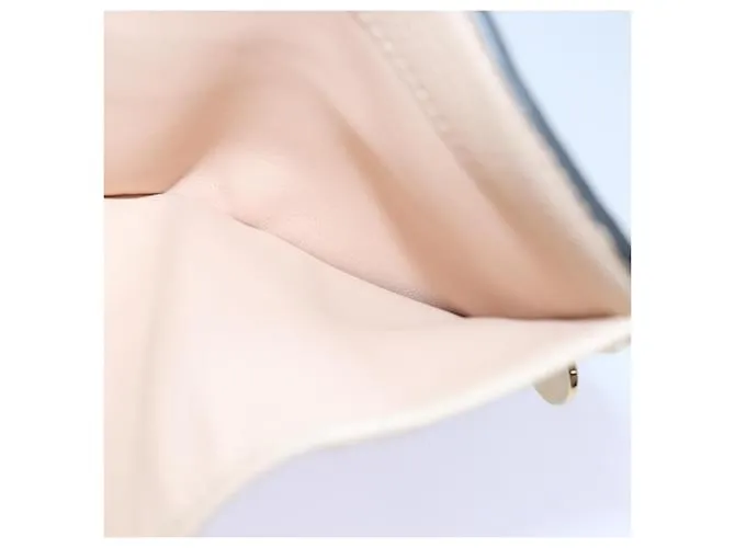 Cartera de Cuero Rosa Chloé Auth 82138 