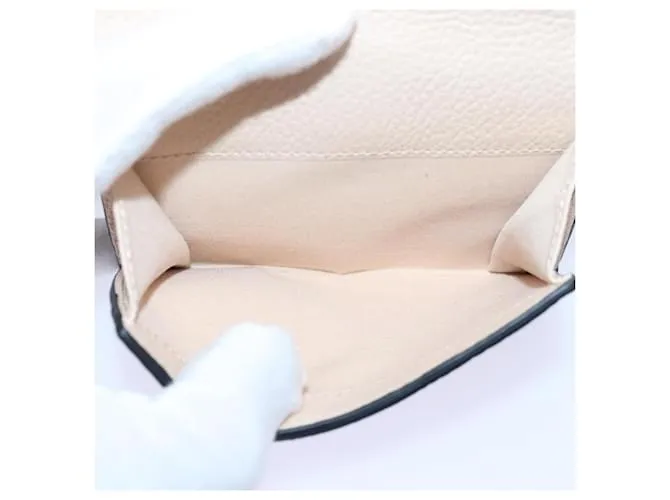 Cartera de Cuero Rosa Chloé Auth 82138 