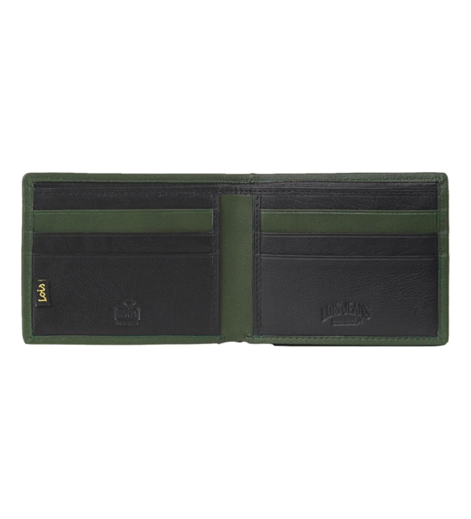 CARTERA DE PIEL RFID  206708 COLOR NEGROKAKI