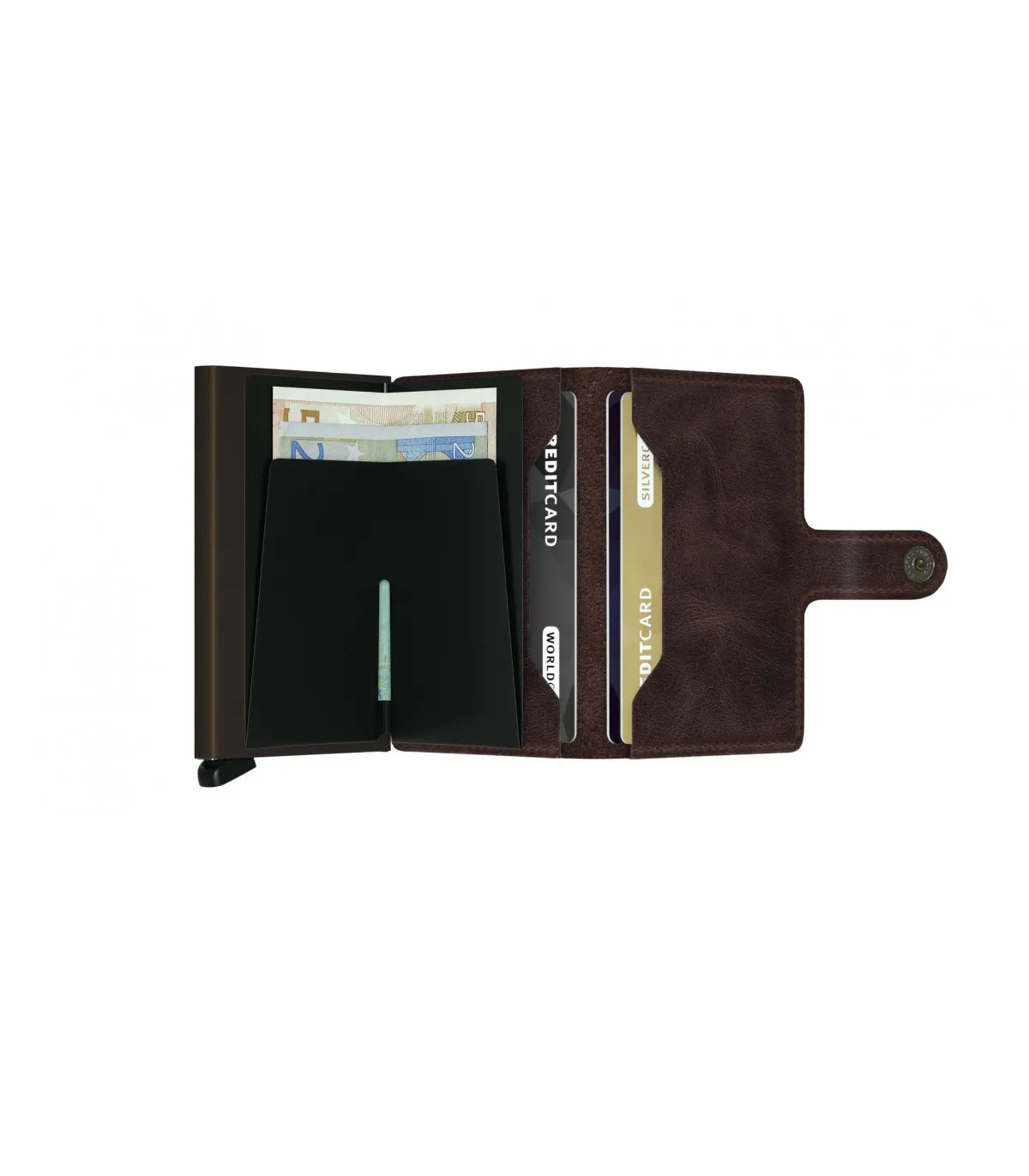 CARTERA SECRID MINIWALLET VINTAGE CHOCOLATE  MVCHOCOLATE