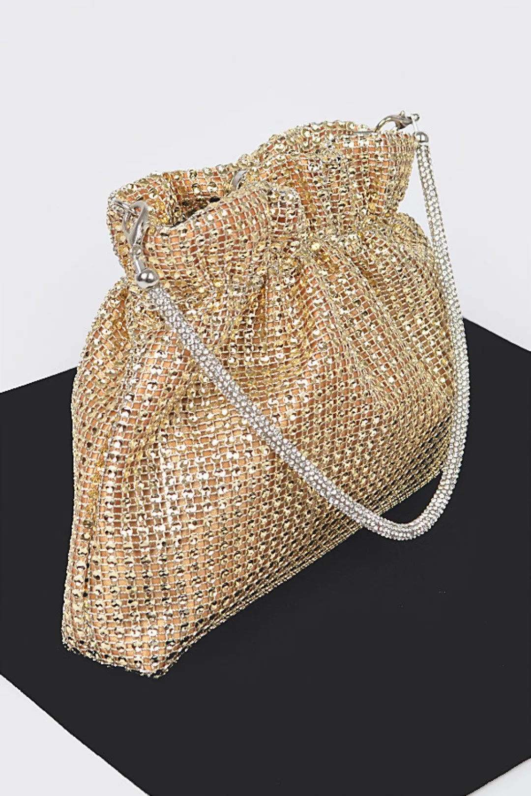 CARTERA SELENA DORADA