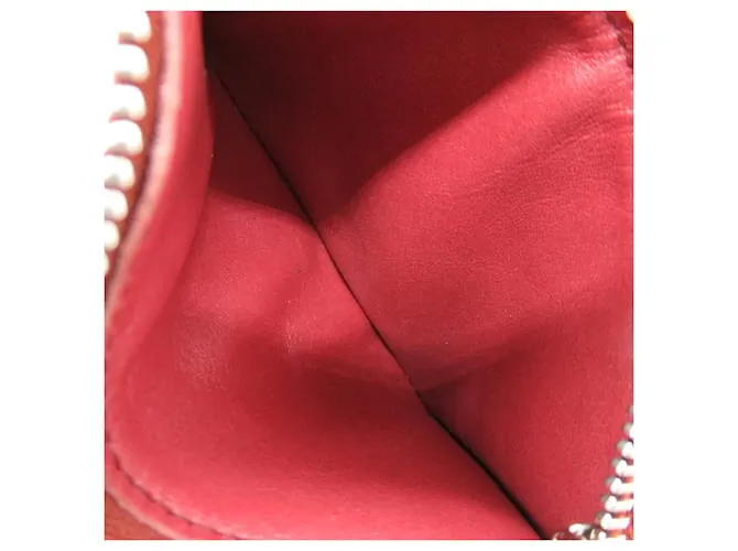 Cartera vertical Loewe pequeña cartera de cuero C660S86X013639 en excelente estado Castaño 