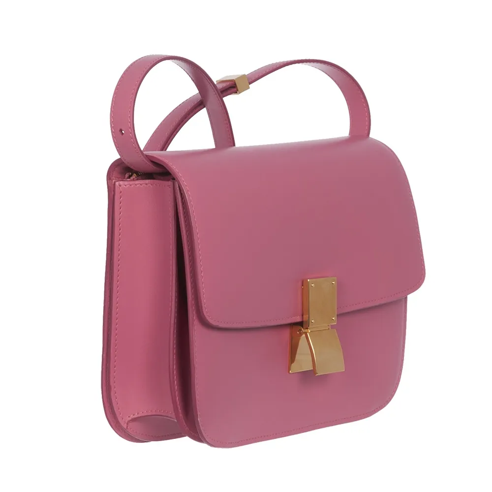 Celine Bolso Box Mediano Rosa