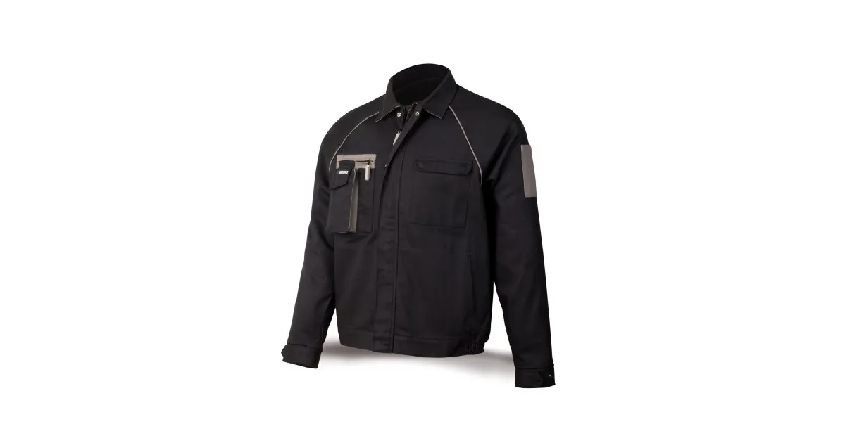 Chaqueta negro en Algodón de 270 g.