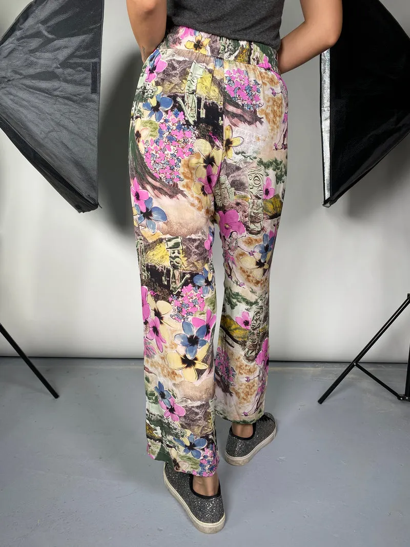 CHER Pantalón Estampado Multicolor