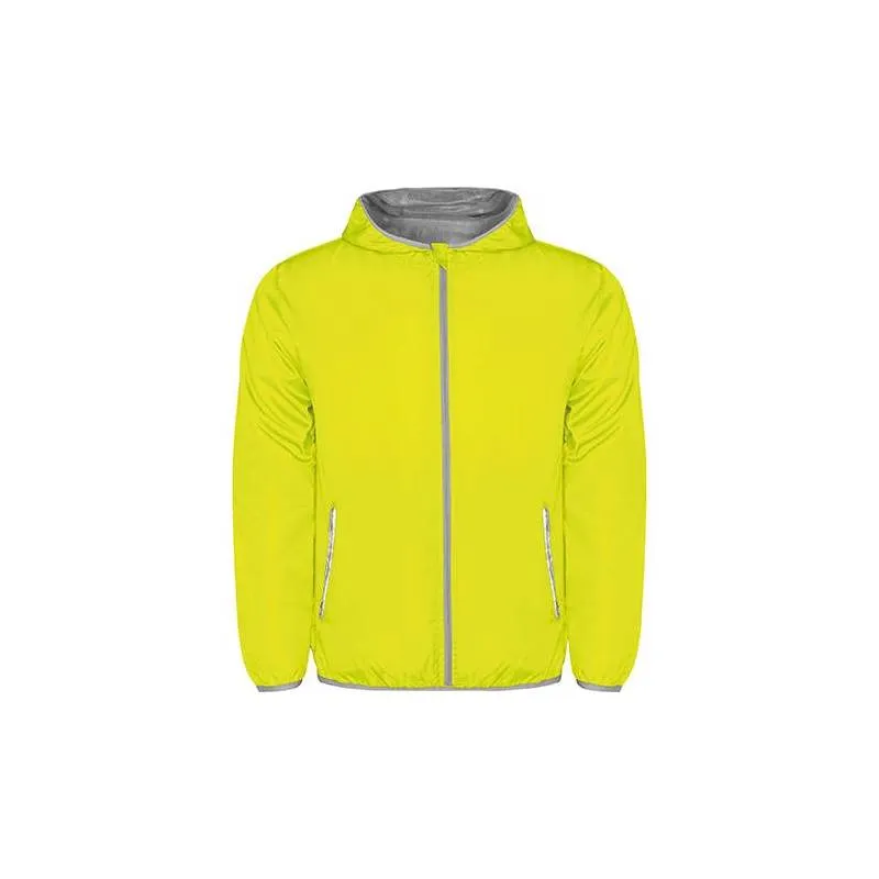 Chubasquero unisex con cremallera y capucha Angelo