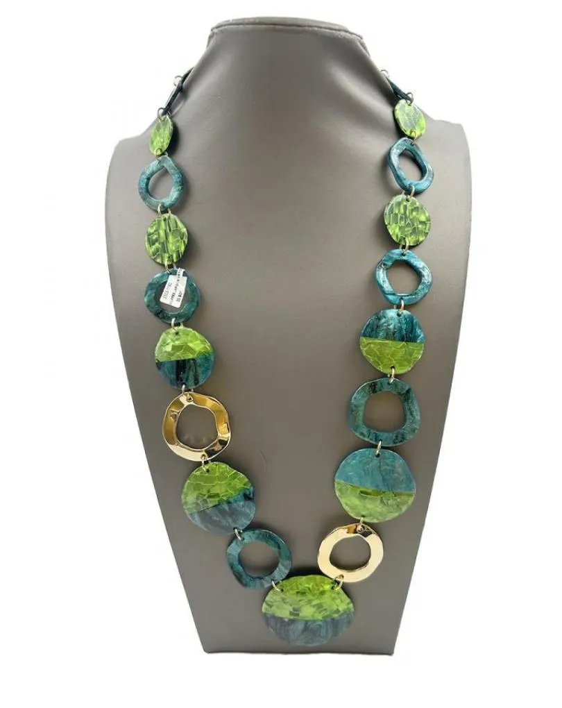 COLLARES DE MODA VERDES LARGOS MUY FAVORECEDORES