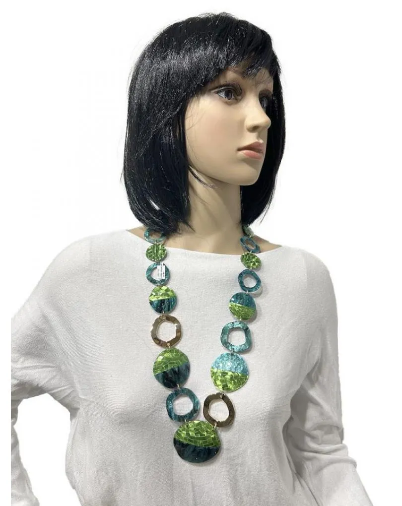 COLLARES DE MODA VERDES LARGOS MUY FAVORECEDORES