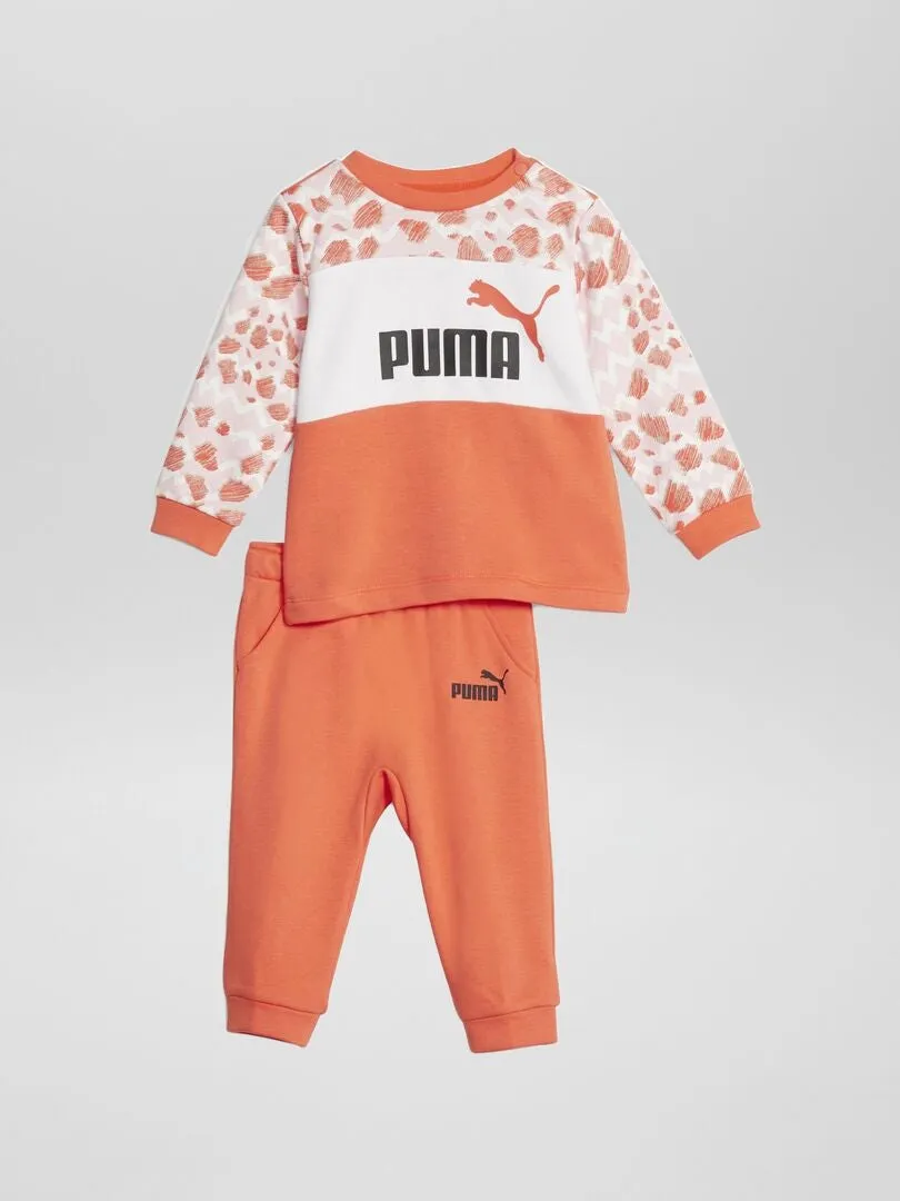 CONJUNTO DE CHáNDAL 'PUMA'  SUDADERA + PANTALóN DE JOGGING  ROSA