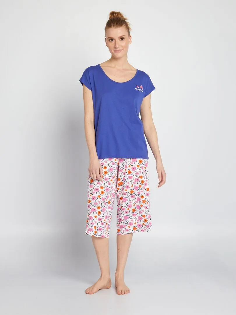 CONJUNTO DE PIJAMA DE FANTASíA 'NAF NAF'  2 PIEZAS  AZUL