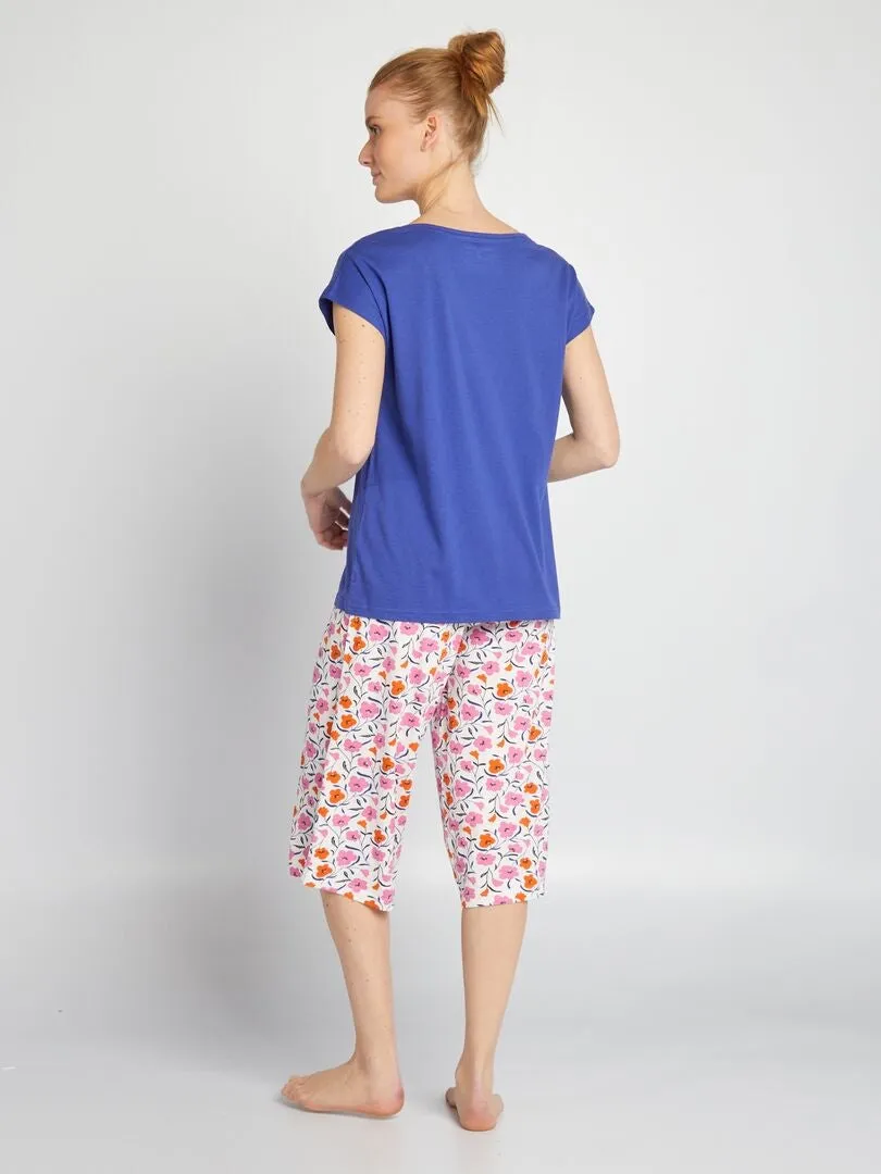 CONJUNTO DE PIJAMA DE FANTASíA 'NAF NAF'  2 PIEZAS  AZUL