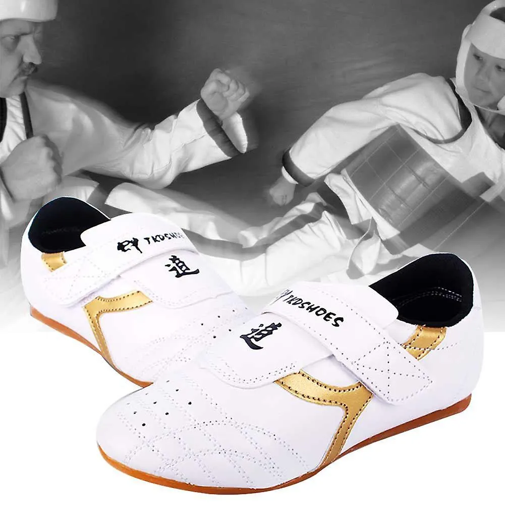 CUERO SINTéTICO ARTES MARCIALES DE TAEKWONDO, ZAPATOS DE ENTRENAMIENTO DE KARATE