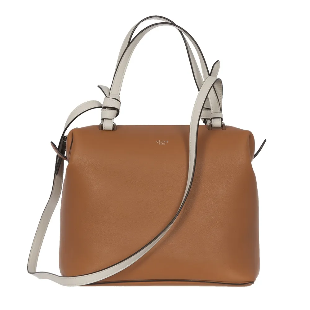 Cèline Bolso Cube Pequeño Camel