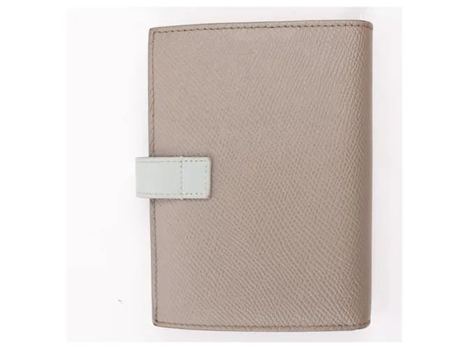 Céline Cartera de cuero mediana Celine con correa en taupe Beige 