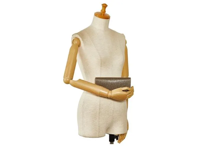 Céline Cartera de cuero multifuncional Celine Large Flap en muy buen estado Gris 