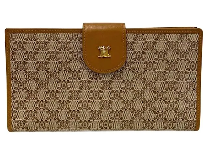 Céline Celine Macadam Cartera Larga  Cartera de Cuero en Muy Buen Estado 