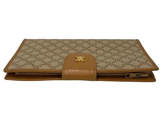 Céline Celine Macadam Cartera Larga  Cartera de Cuero en Muy Buen Estado 