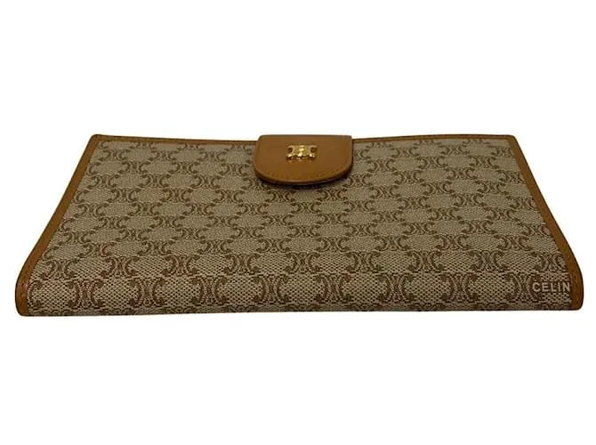 Céline Celine Macadam Cartera Larga  Cartera de Cuero en Muy Buen Estado 