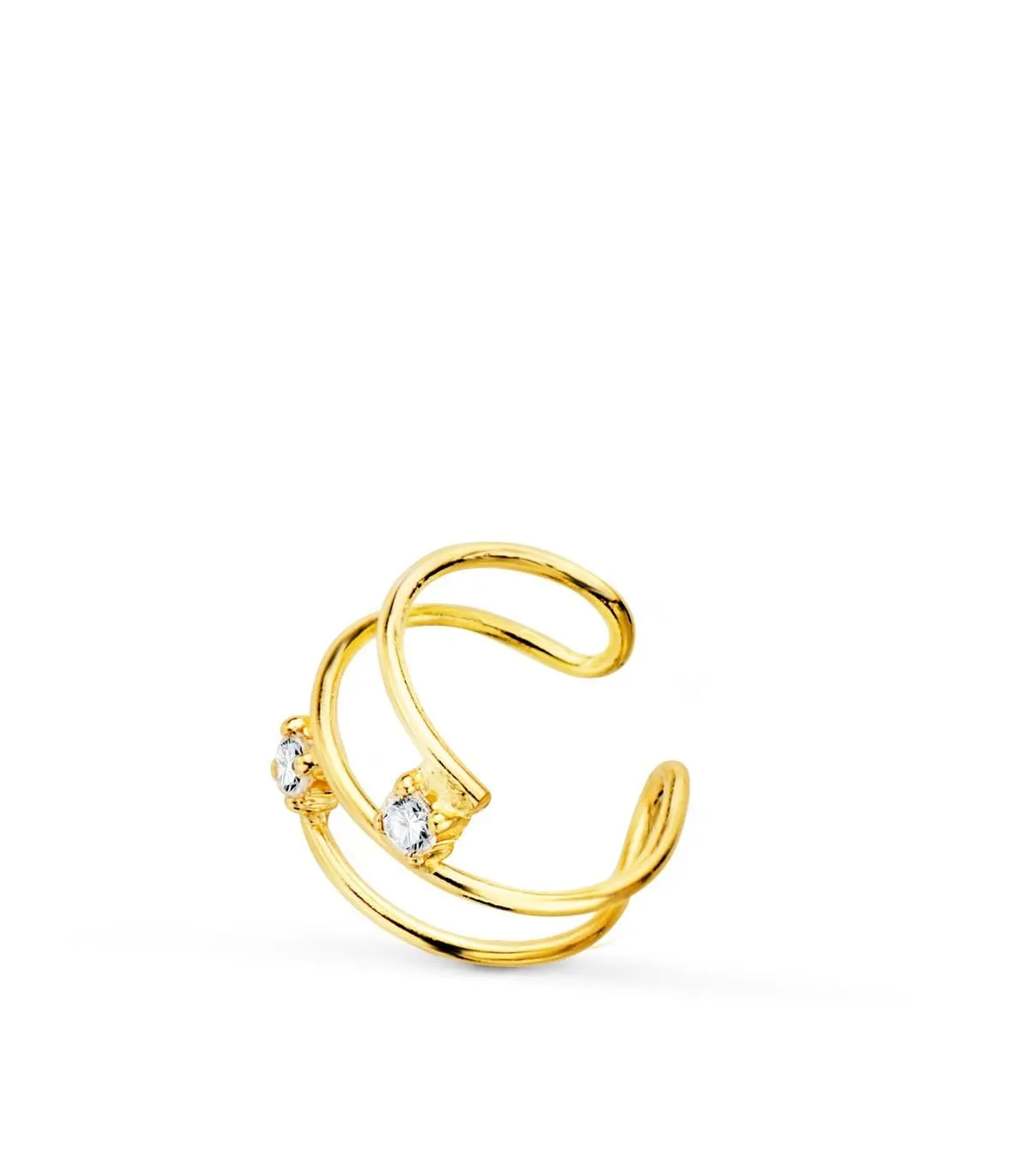 Ear Cuff Or 18K Sand Zircon