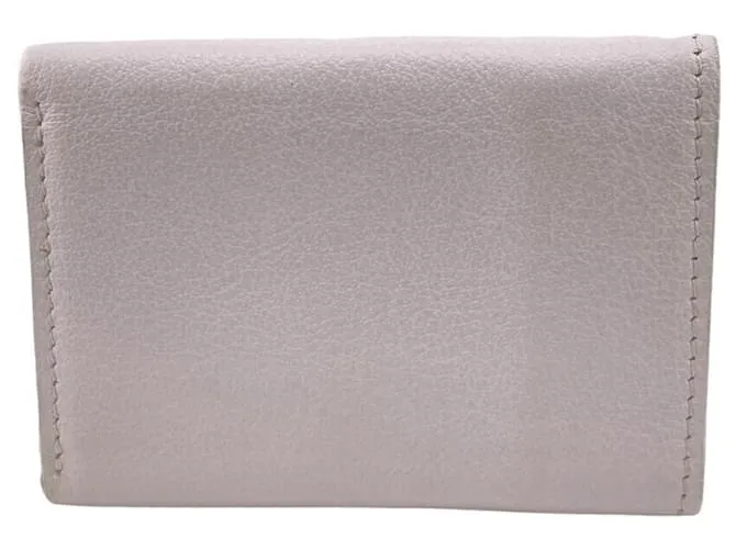 Everyday Cartera de cuero blanca de tres pliegues Balenciaga Blanco 