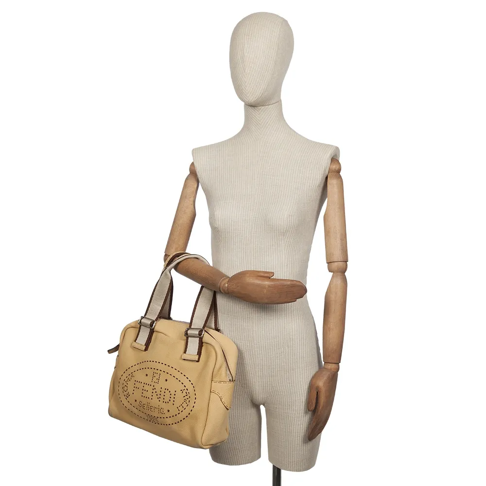 Fendi Bolso Satchel Selleria Beige