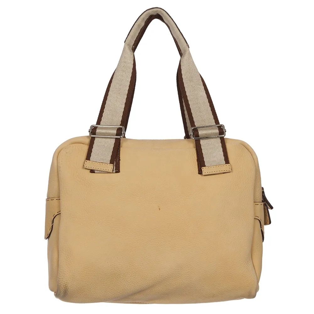 Fendi Bolso Satchel Selleria Beige