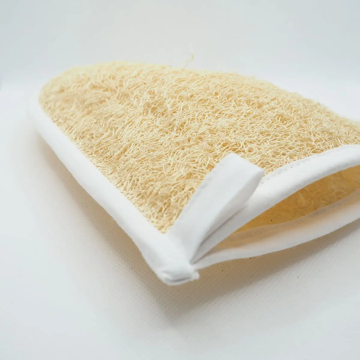 Guante exfoliante corporal de luffa ecológica