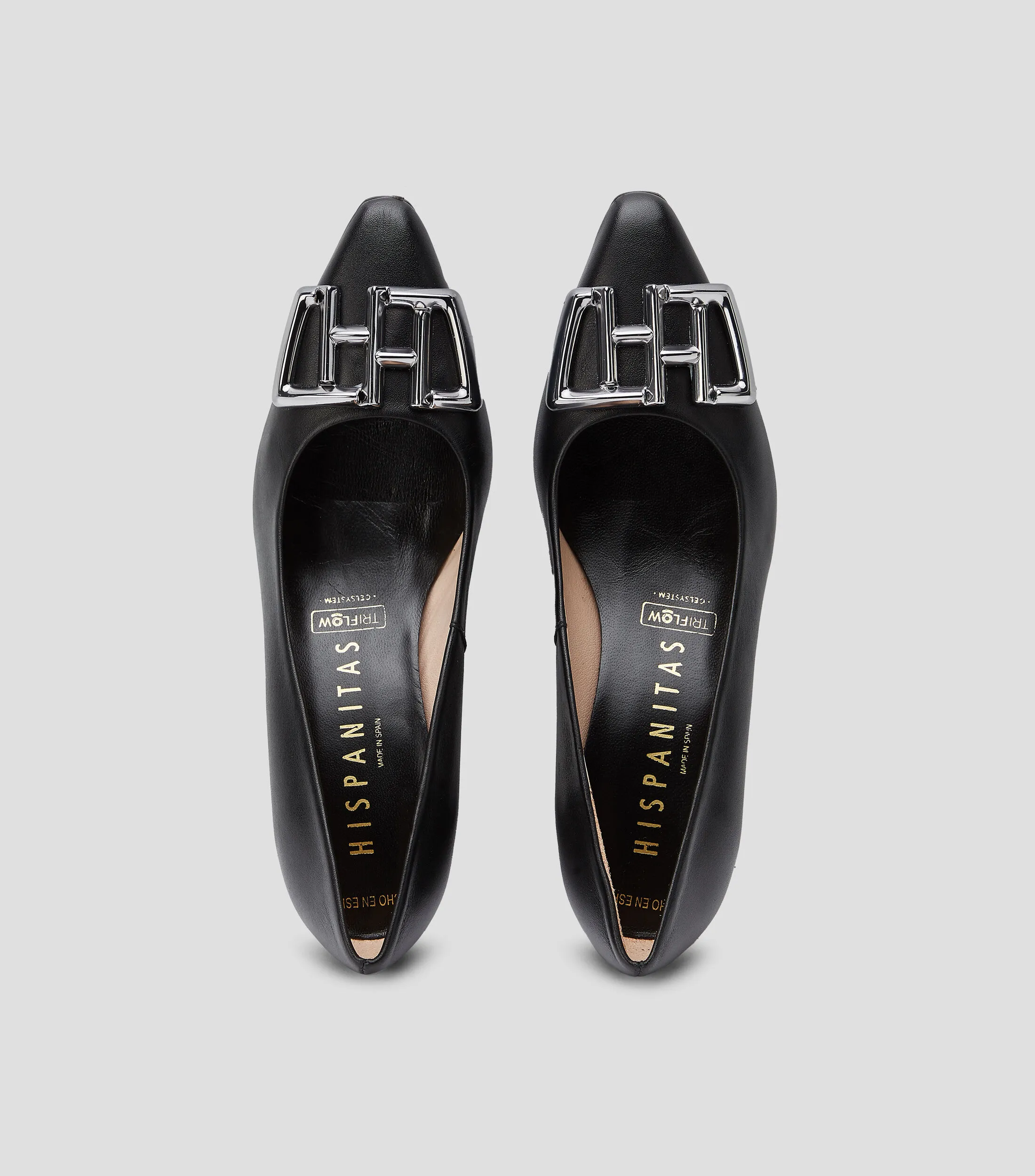 Hispanitas Zapatillas Pump con tacón delgado 6.5 Mujer