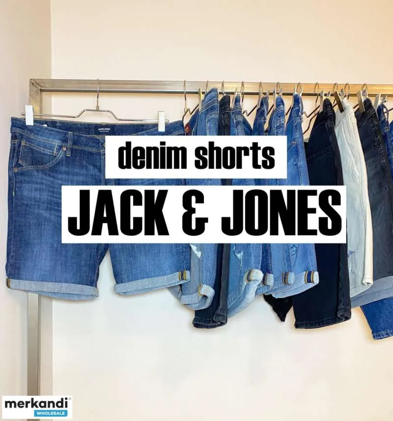 JACK & JONES Clothing Pantalones Cortos Vaqueros para Hombre Mix