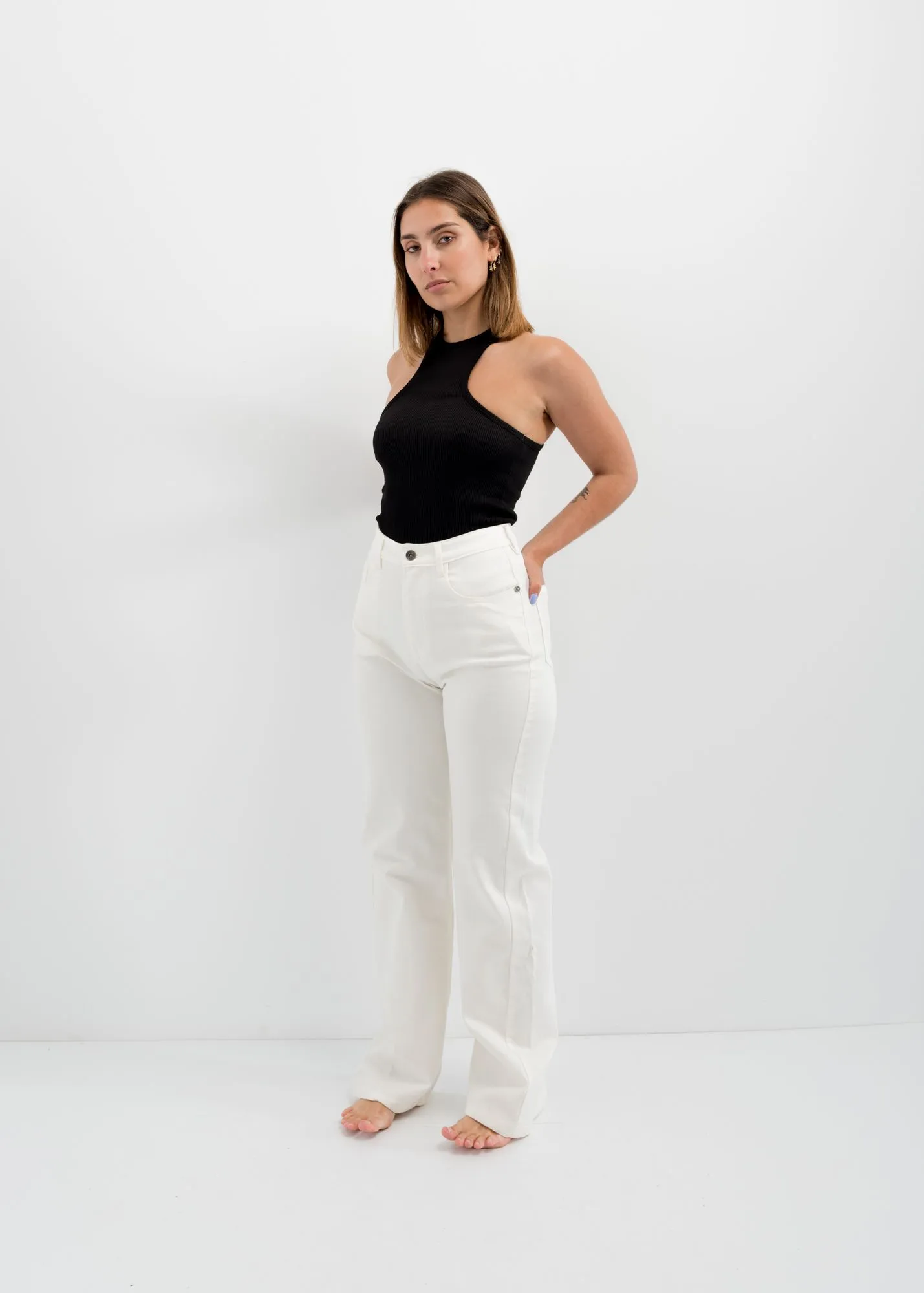 Jeans vaqueros straight mujer