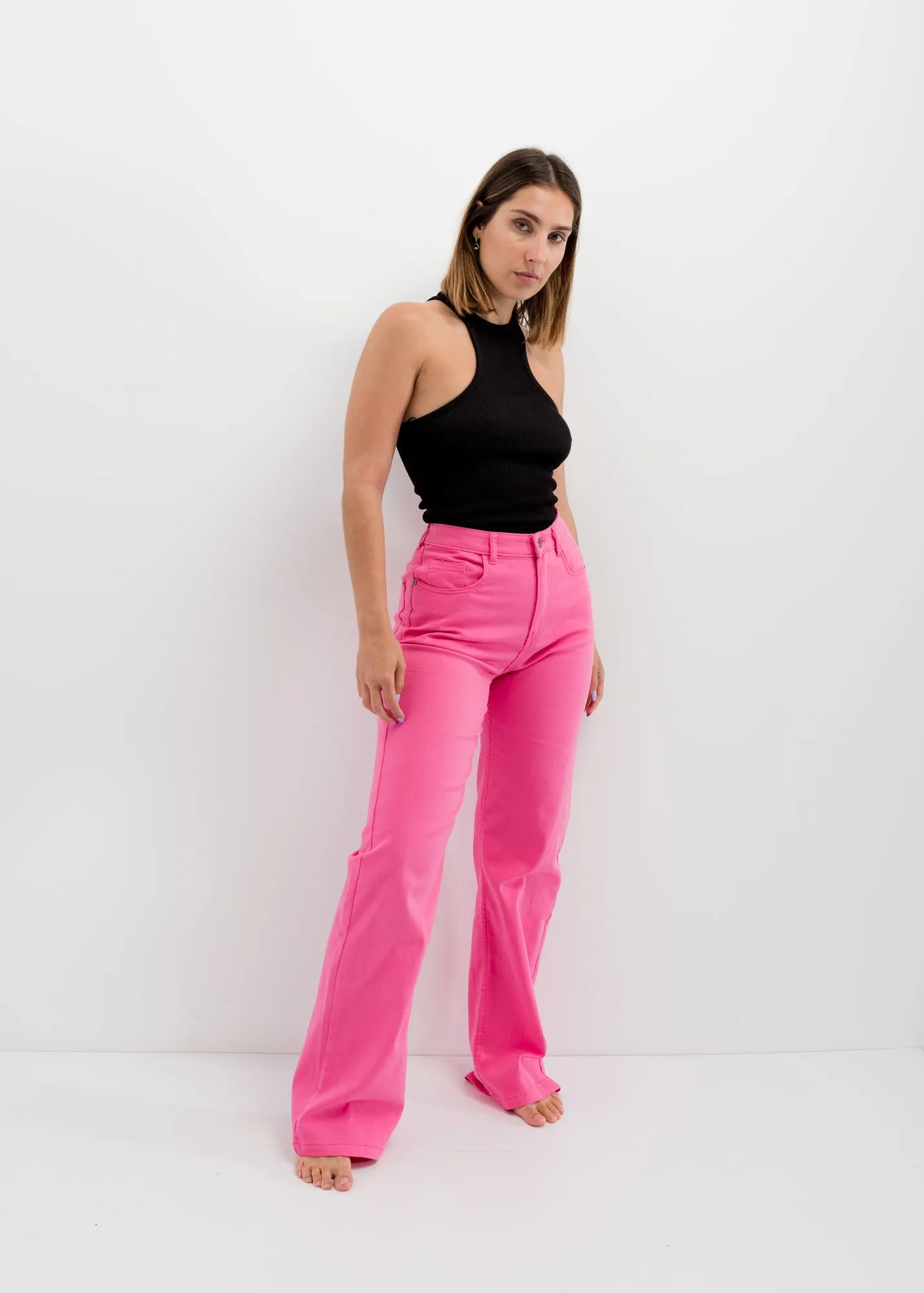Jeans vaqueros straight mujer