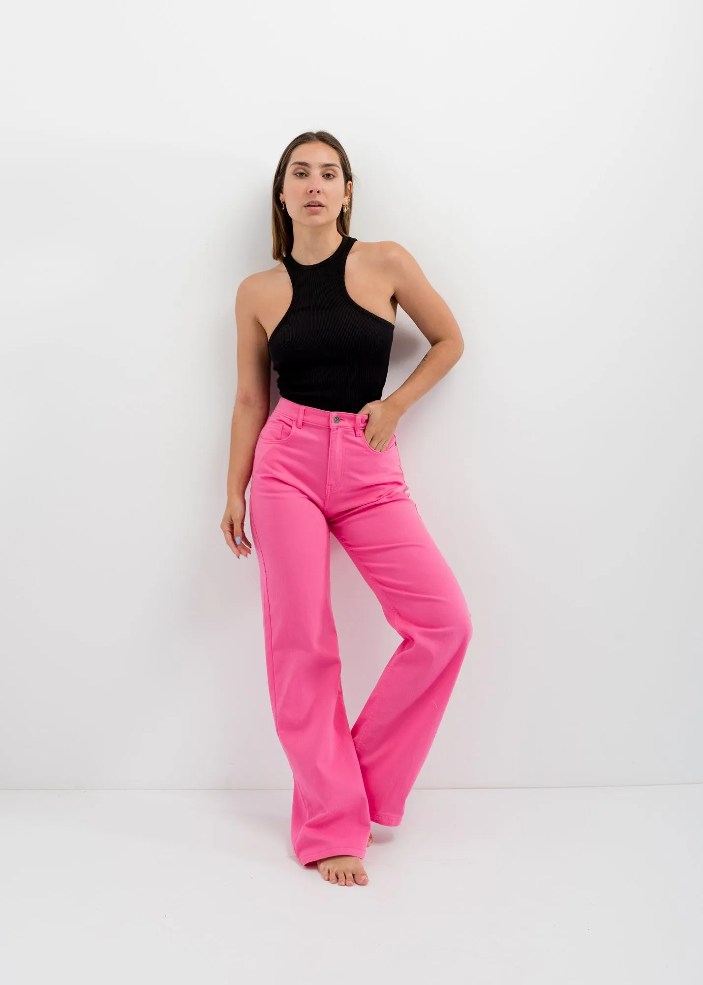 Jeans vaqueros straight mujer