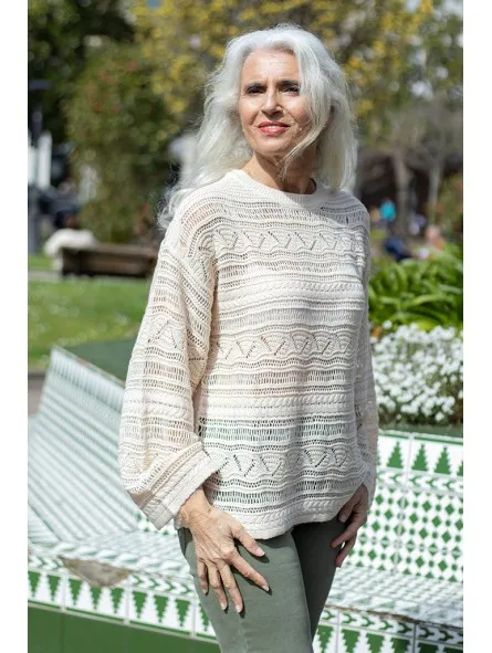 Jersey de punto perforado, Vero Moda