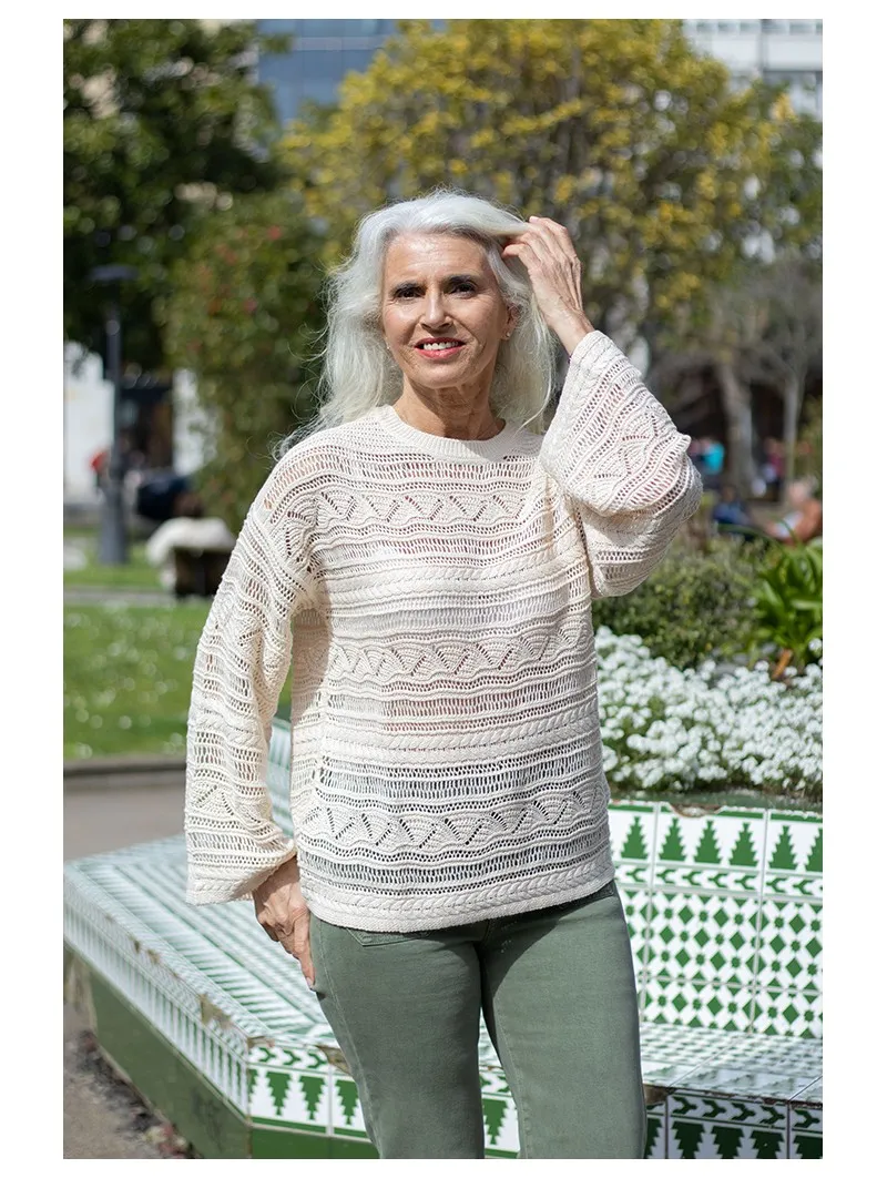 Jersey de punto perforado, Vero Moda