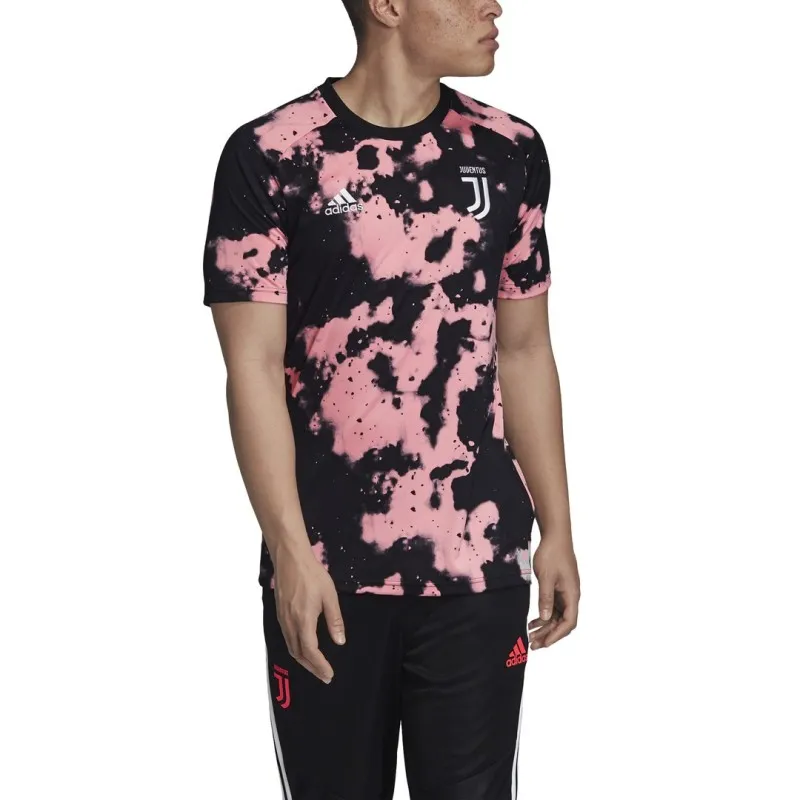 LA JUVENTUS JERSEY PREPARTIDO DE ROSA, NEGRO 2019/20 ADIDAS