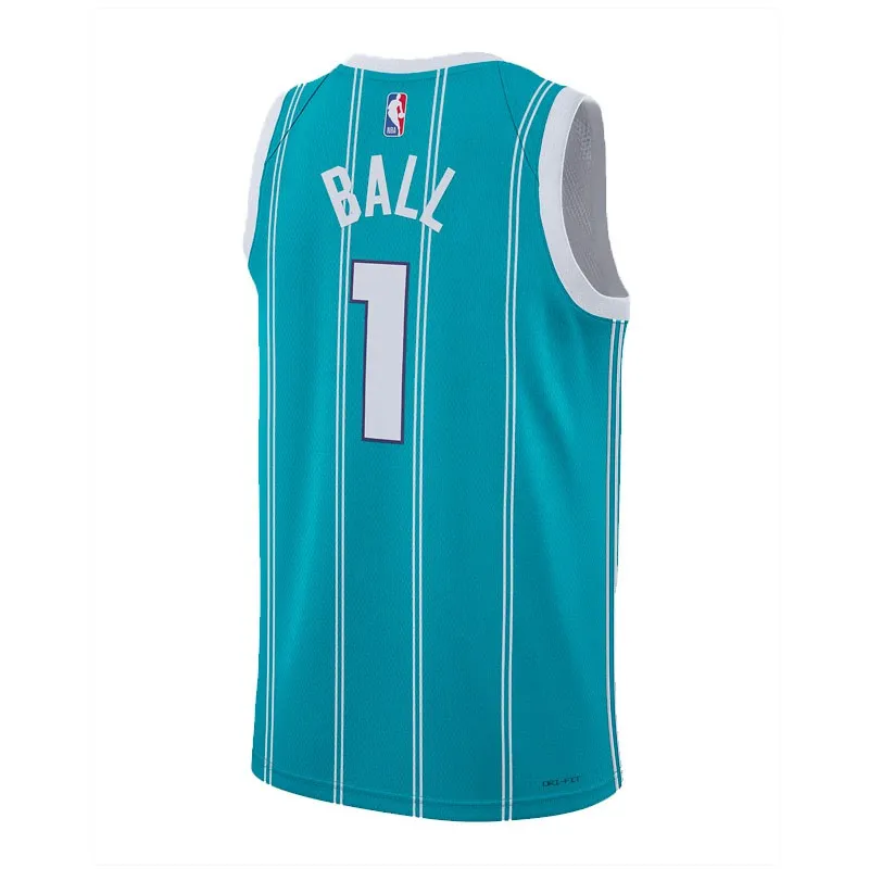LAMELO BALL CHARLOTTE HORNETS ICON EDITION SWINGMAN JERSEY 2223 (JUNIOR)