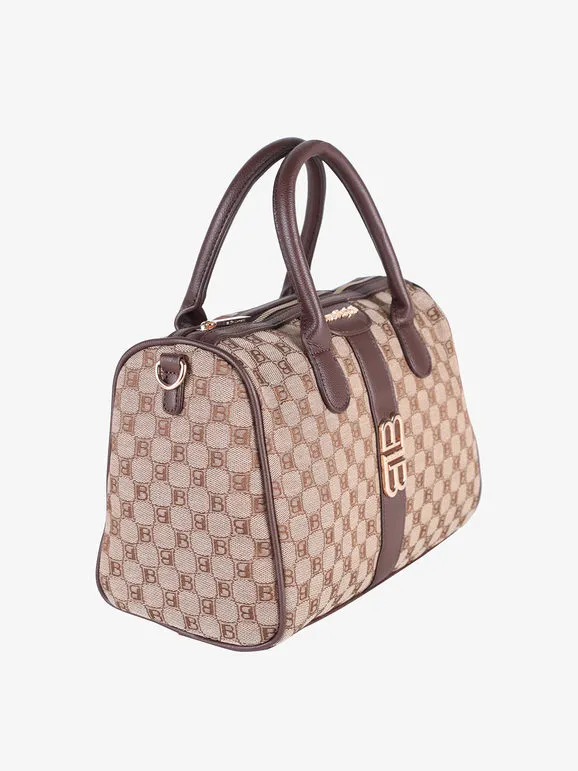 Laura Biagiotti Bolso baúl de mujer con doble asa.