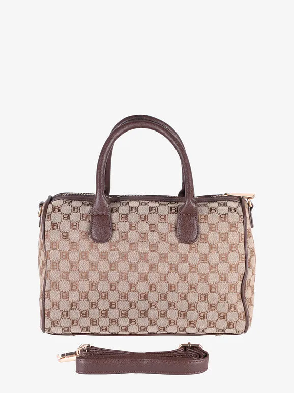 Laura Biagiotti Bolso baúl de mujer con doble asa.