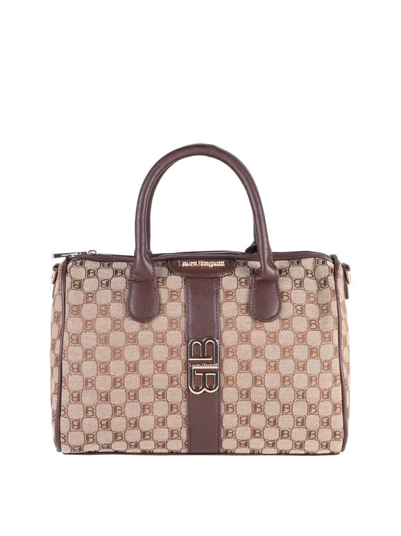 Laura Biagiotti Bolso baúl de mujer con doble asa.