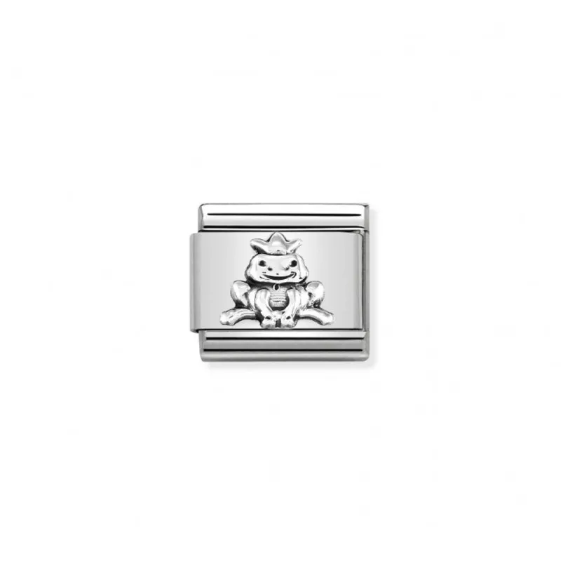 Link Nomination Acero y Plata "Rana" 330101 36